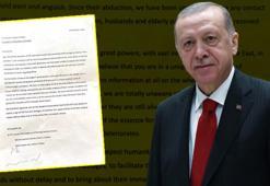 İsraillilerden Cumhurbaşkanı Erdoğan'a yardım mektubu