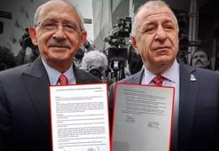 Zafer Partisi lideri &#220;mit &#214;zdağ, Kılı&#231;daroğlu ile yaptığı gizli protokol&#252; yayımladı!
