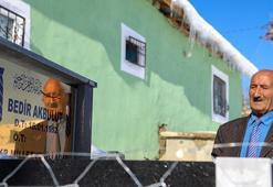 Evinin önüne kendi mezarını yaptırdı