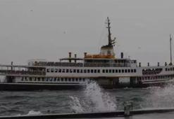 Fırtına deniz ulaşımını vurdu! Seferler iptal edildi