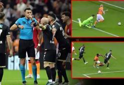 Galatasaray - Alanyaspor maçında tartışma yaratan pozisyon! 'Gol olsa kaos çıkacak'