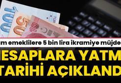 Emeklilerin tamamına 5 bin lira ikramiye müjdesi! Tarih açıklandı, hesaplara yatıyor