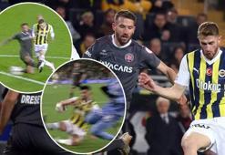 Fenerbahçe - Fatih Karagümrük maçında tartışmalı penaltı pozisyonu: Tartışılacak bir şey yok, penaltı verilmeliydi!