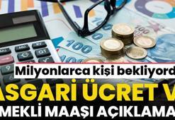Asgari ücret zammı ve emekli maaşı ile ilgili son dakika açıklaması!