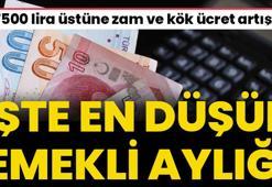 Emekliye 7500 lira üstüne zam ve kök ücret artışı! İşte en düşük emekli maaşı