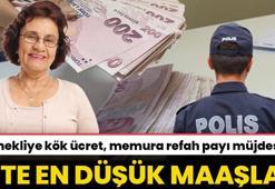 Emekliye kök ücret, memura refah payı müjdesi! İşte en düşük memur ve emekli maaşı