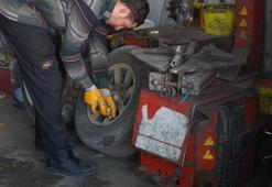 Lastikçilerde son gün yoğunluğu! Sanayinin yolunu tuttular