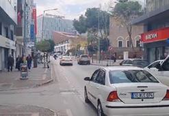 Deprem anı güvenlik kameralarına yansıdı