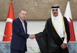 Cumhurbaşkanı Erdoğan, Katar Emiri Al Thani ile görüştü