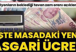 Asgari ücrette tavan zam oranı açıklandı! İşte masadaki yeni asgari ücret