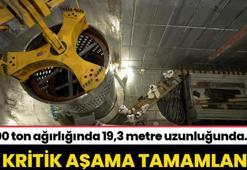 Akkuyu Nükleer Güç Santrali’nde en önemli aşama tamamlandı! 600 ton ağırlığında 19,3 metre uzunluğunda...