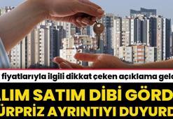 Ev fiyatlarıyla ilgili dikkat çeken açıklama geldi! Alım satım dibi gördü
