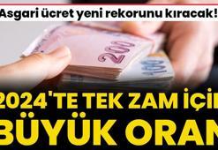 Asgari ücret yeni rekorunu kıracak! 2024'te 'Tek zam' için büyük oran