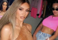 Kim Kardashian'dan olay poz! 'Ben olsam benimle çıkardım'