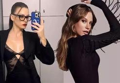 Serenay Sarıkaya'nın tül elbisesi olay oldu! Detaylar nefes kesti