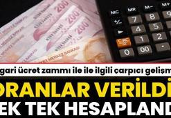 Asgari ücret zammı ile ile ilgili çarpıcı gelişme! İlk rakamlar verildi, tek tek hesaplandı