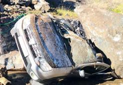 Cipin üzerine kaya düştü ölümden 40 saniye farkla kurtuldu!