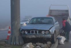 Yoğun sis kazaları beraberinde getirdi