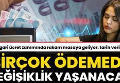 Asgari ücret zammında rakam masaya geliyor, tarih verildi! İşsizlik ödeneği, GSS primi, kıdem tazminatı artıyor