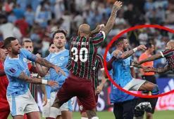 Felipe Melo'nun kavgası finalin önüne geçti!