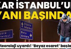 Lapa lapa kar yağışı İstanbul'a ilerliyor! Çok sayıda kent için 'beyaz esaret' başladı