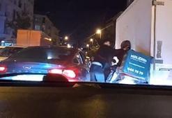 Esenyurt'ta kuryeye defalarca yumruk