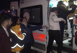 Avcılar D-100'deki feci kaza kamerada: 4 yaralı