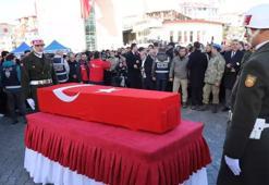 En acı veda! Şehit Yazıcı, son yolculuğuna uğurlandı