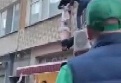 Pencerede yakalanan taciz şüphelisi serbest bırakıldı