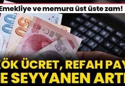 Emekli ve memur maaşlarına kök ücret, seyyanen zam ve refah payı artışı! İşte en güçlü oran, hesaba yatacak