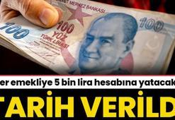 Her emekliye 5 bin lira hesabına yatacak! Tarih belli oldu