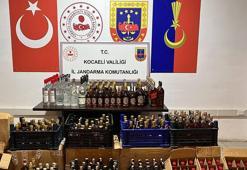 Piyasa değeri 1 milyon TL olan kaçak içki ele geçirildi