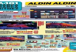 A101 4 Ocak aktüel katalog yayınlandı! Yılın ilk katalogunda fırsat dolu kampanyalar yer aldı: Kanepe, masa takımı, televizyon...