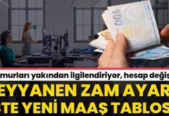 Memur maaşlarına seyyanen zam ayarı! En düşük maaş 32 bin 840 liradan başlıyor