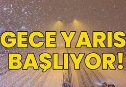 Kuvvetli ve yoğun kar yağışı geliyor! İstanbul dahil onlarca kentte lapa lapa kar bu gece başlıyor