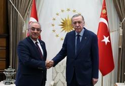 Cumhurbaşkanı Erdoğan, DSP Genel Başkanı Aksakal'ı kabul etti