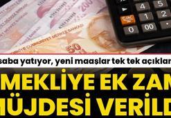 Emekliye ek zam müjdesi! Emekli aylığı hesaba yatıyor, yeni maaşlar tek tek açıklandı