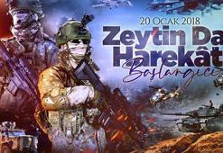 MSB'den 'Zeytin Dalı Harekatı' paylaşımı