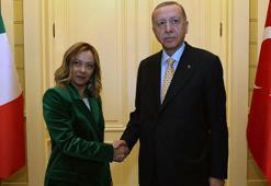Cumhurbaşkanı Erdoğan, İtalya Başbakanı Meloni'yi kabul etti