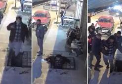 Telefona bakarak yürürken vidanjörden önce rögara düştü