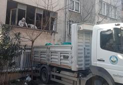Emekli öğretmenin cesedinin bulunduğu evden 10 kamyonet çöp çıktı