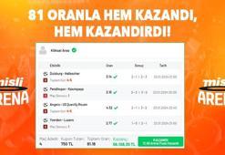 81 oranla hem kazandı, hem kazandırdı