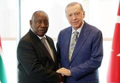 Cumhurbaşkanı Erdoğan, Güney Afrika Cumhuriyeti Cumhurbaşkanı Ramaphosa ile görüştü