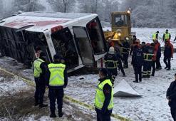 Kastamonu'da otobüs devrildi! Çok sayıda ölü var