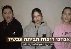 Hamas, 3 İsrailli rehinenin görüntüsünü paylaştı
