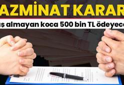 Tazminat kararı! Duş almayan koca 500 bin TL ödeyecek