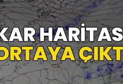 Kar haritası ortaya çıktı! Lapa lapa kar İstanbul'a geliyor, onlarca kent Şubat'ta kara gömülecek
