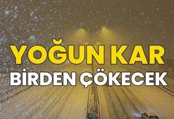 Yoğun kar birden çökecek! Meteoroloji'den İstanbul, Ankara, İzmir dahil onlarca kent için önemli uyarı, saat verildi