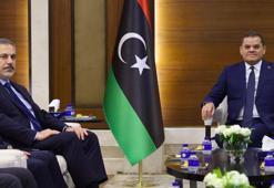 Dışişleri Bakanı Hakan Fidan, Libya Başbakanı Dibeybe ile bir araya geldi