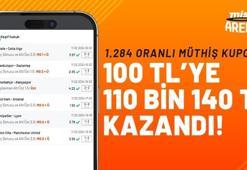 1.284 oranlı müthiş kupon… 100 TL’ye 110 bin 140 TL kazandı !